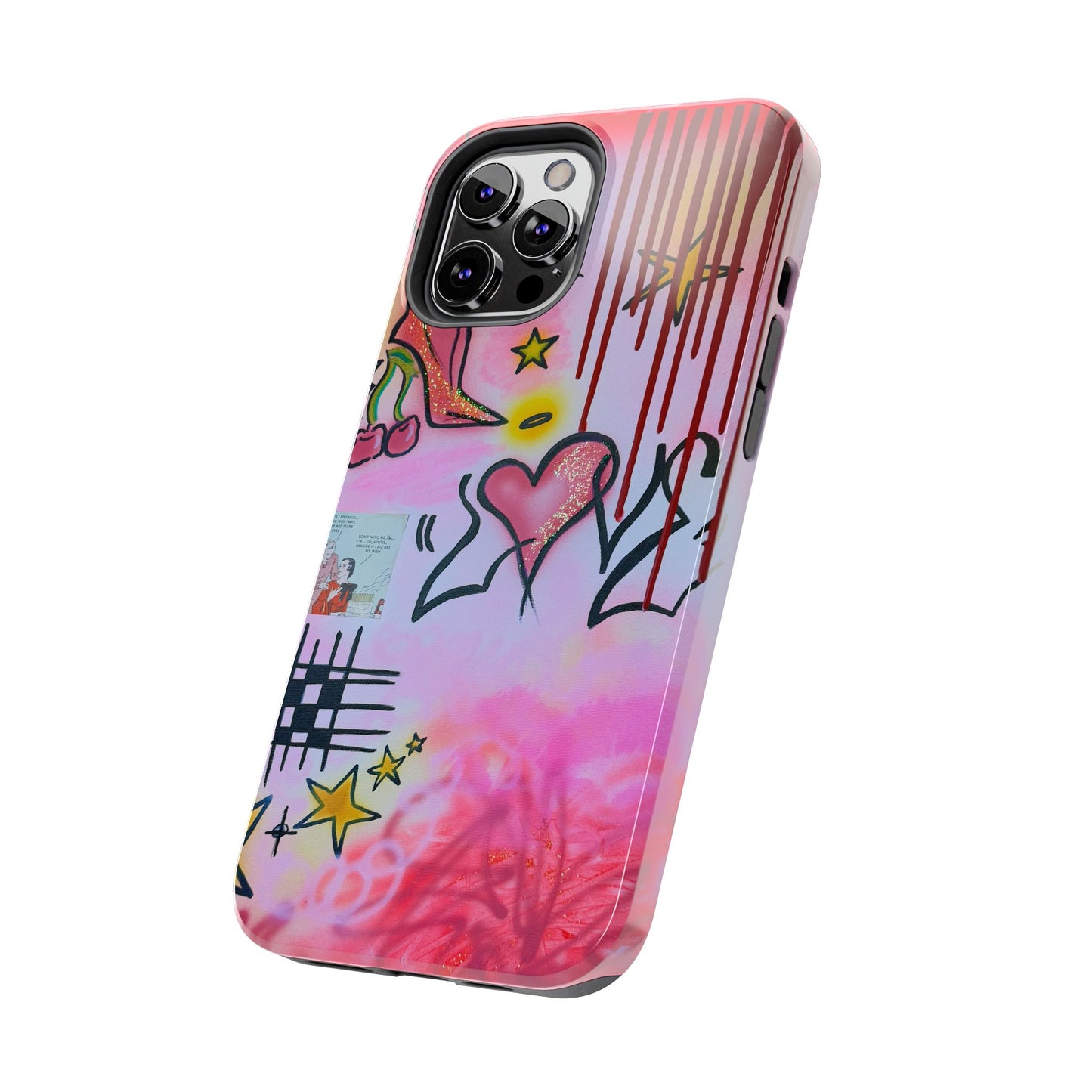 "cherry luvr" airbrush iPhone case