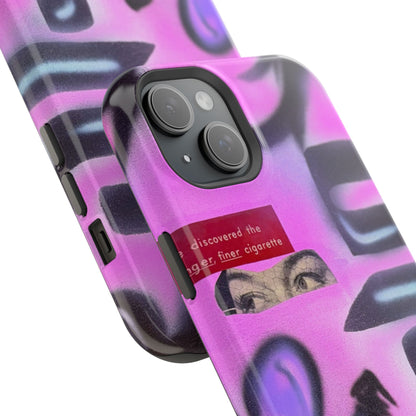 MagSafe "purple princess" airbrush iPhone case