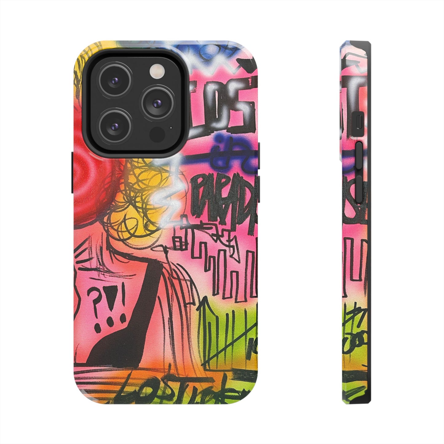 "lost in paradise" airbrush iPhone case