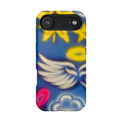 MagSafe "celestial halo" airbrush iPhone case