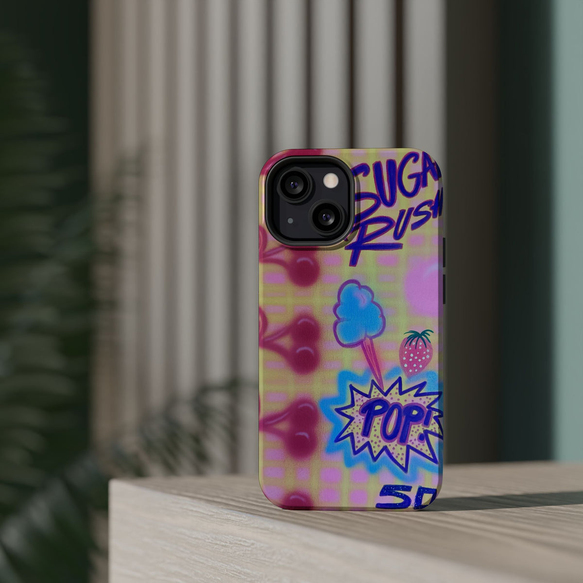 MagSafe "sugar rush" airbrush iPhone case