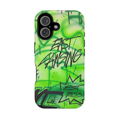 MagSafe "east lansing, mi" airbrush iPhone case