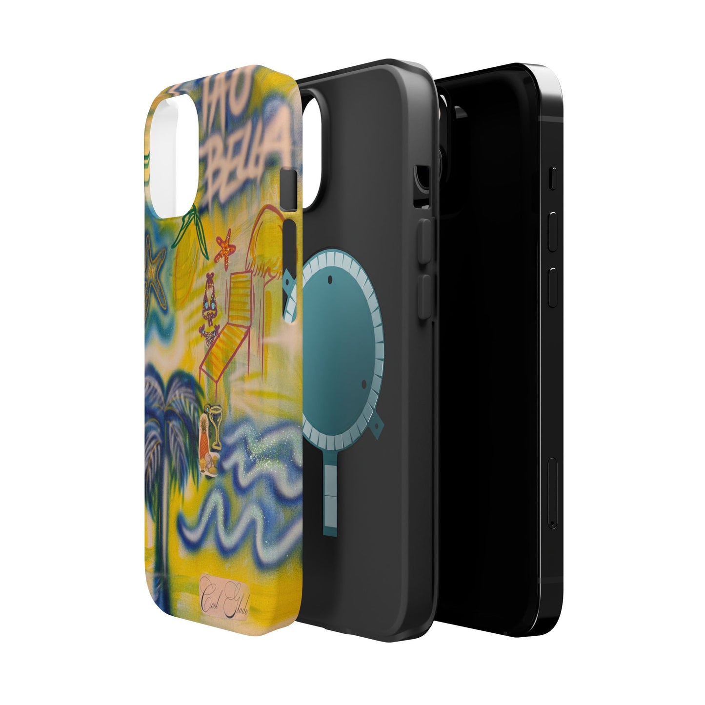 MagSafe "ciao bella" airbrush iPhone case