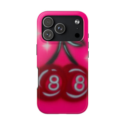 "cherry 8ball" airbrush iPhone case
