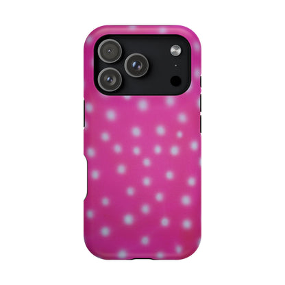 MagSafe "bubblegum polka dot" airbrush iPhone case