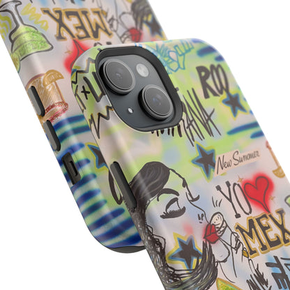 MagSafe "salted lime" airbrush iPhone case