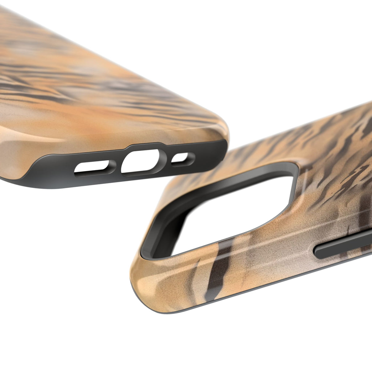 MagSafe "neutral tiger" airbrush iPhone case
