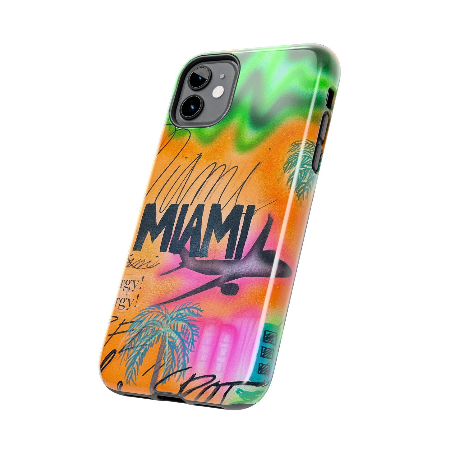 "miami, fl" airbrush iPhone case