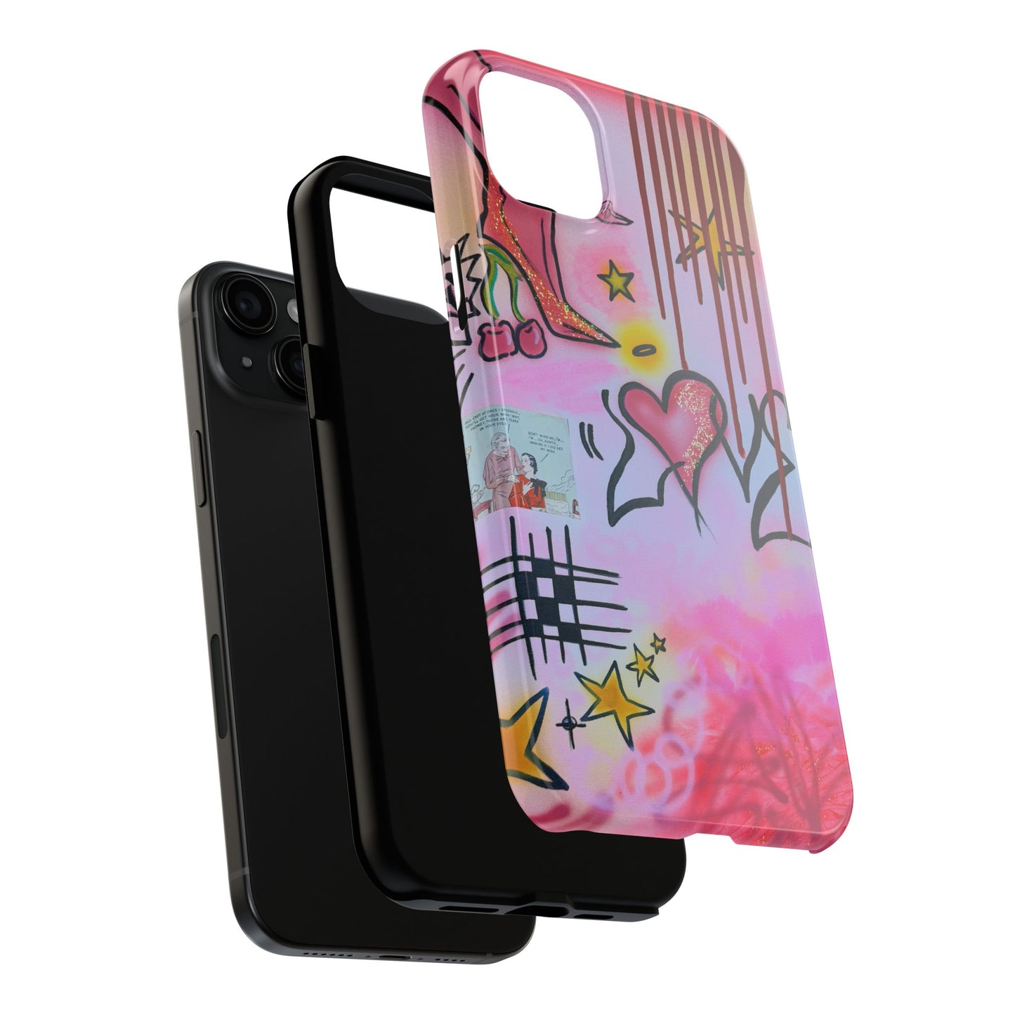 "cherry luvr" airbrush iPhone case