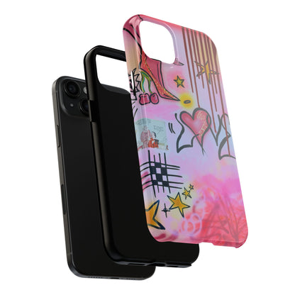 "cherry luvr" airbrush iPhone case