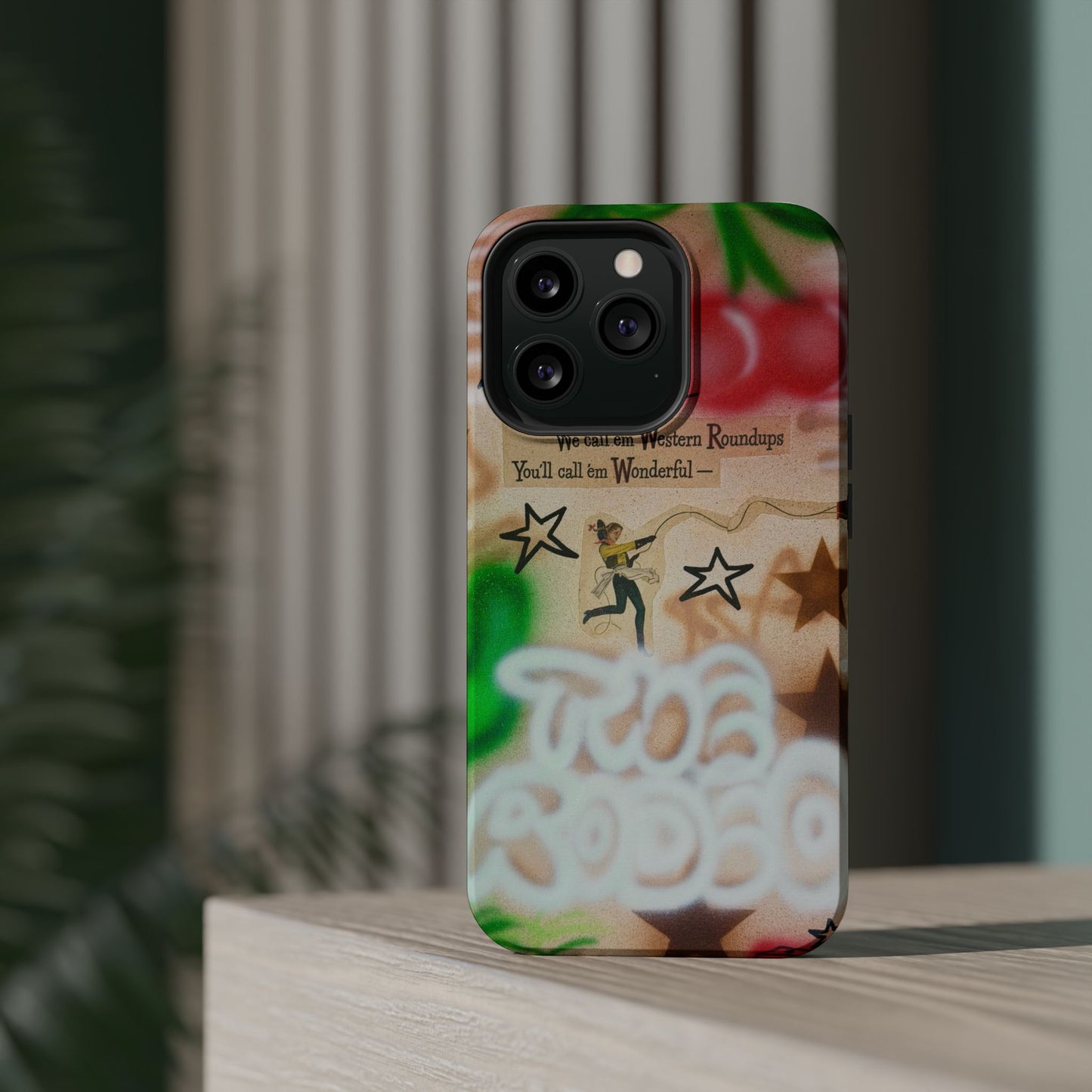 MagSafe "the rodeo" airbrush iPhone case