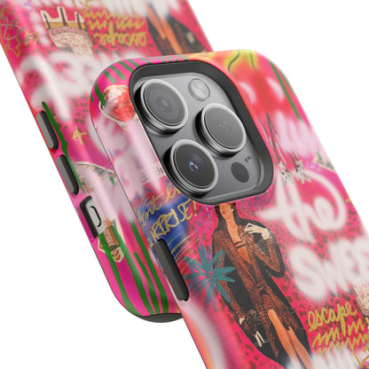 MagSafe "Sweet Escape" Airbrush iPhone Hülle