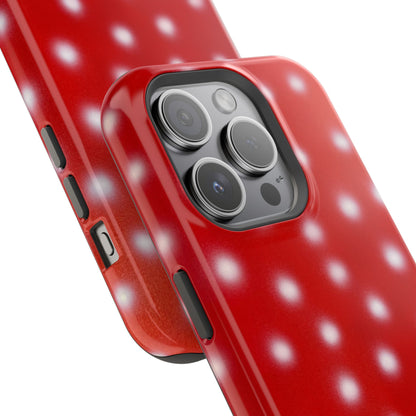 MagSafe "cherry crush polka dot" airbrush iPhone case