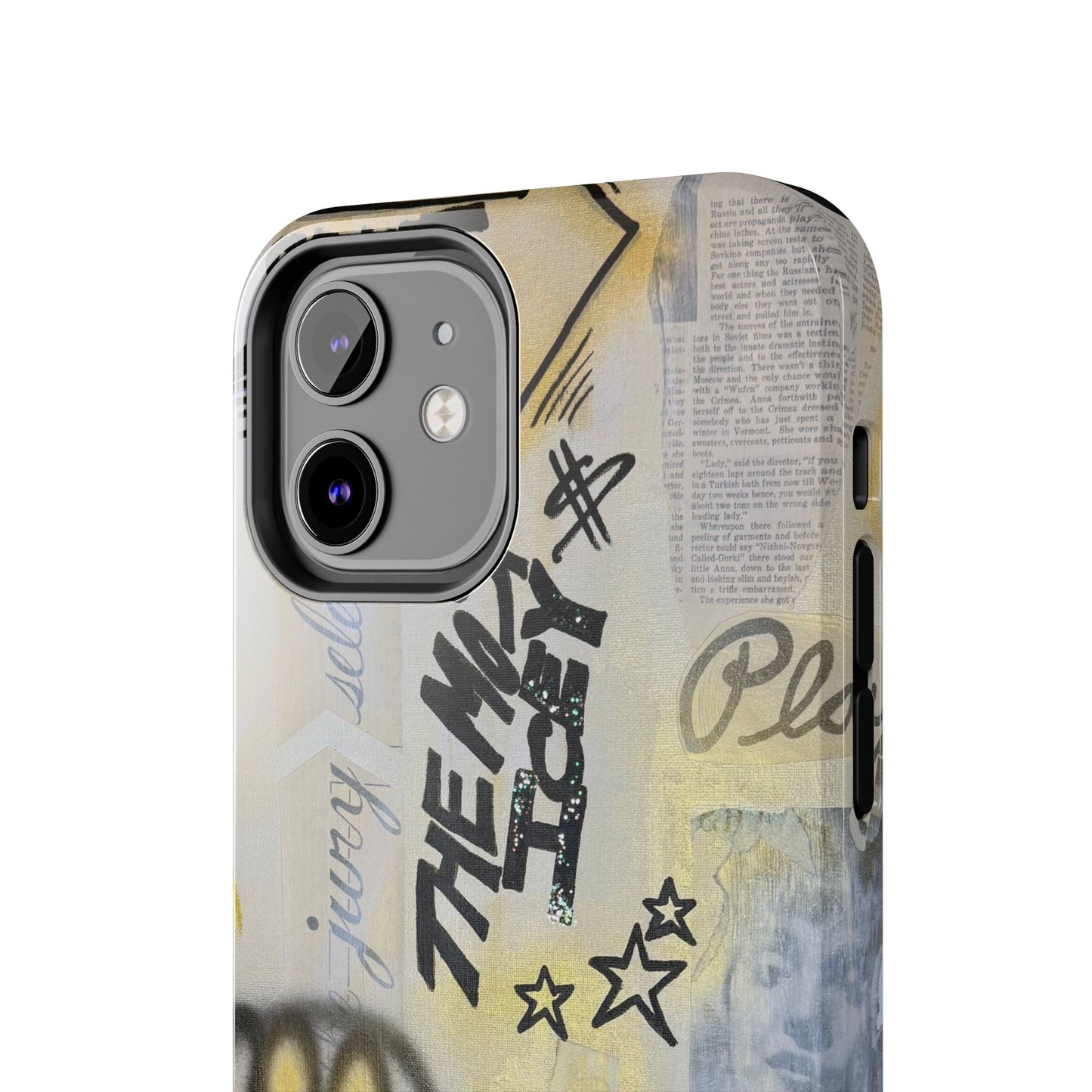 "golden glacier" airbrush iPhone case