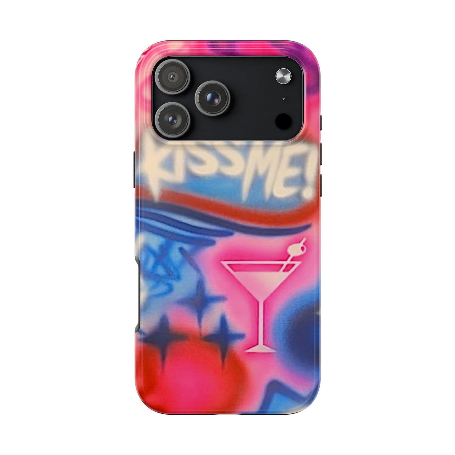 "kiss me pt. 2" airbrush iPhone case