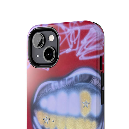 "tooth drip" airbrush iPhone case