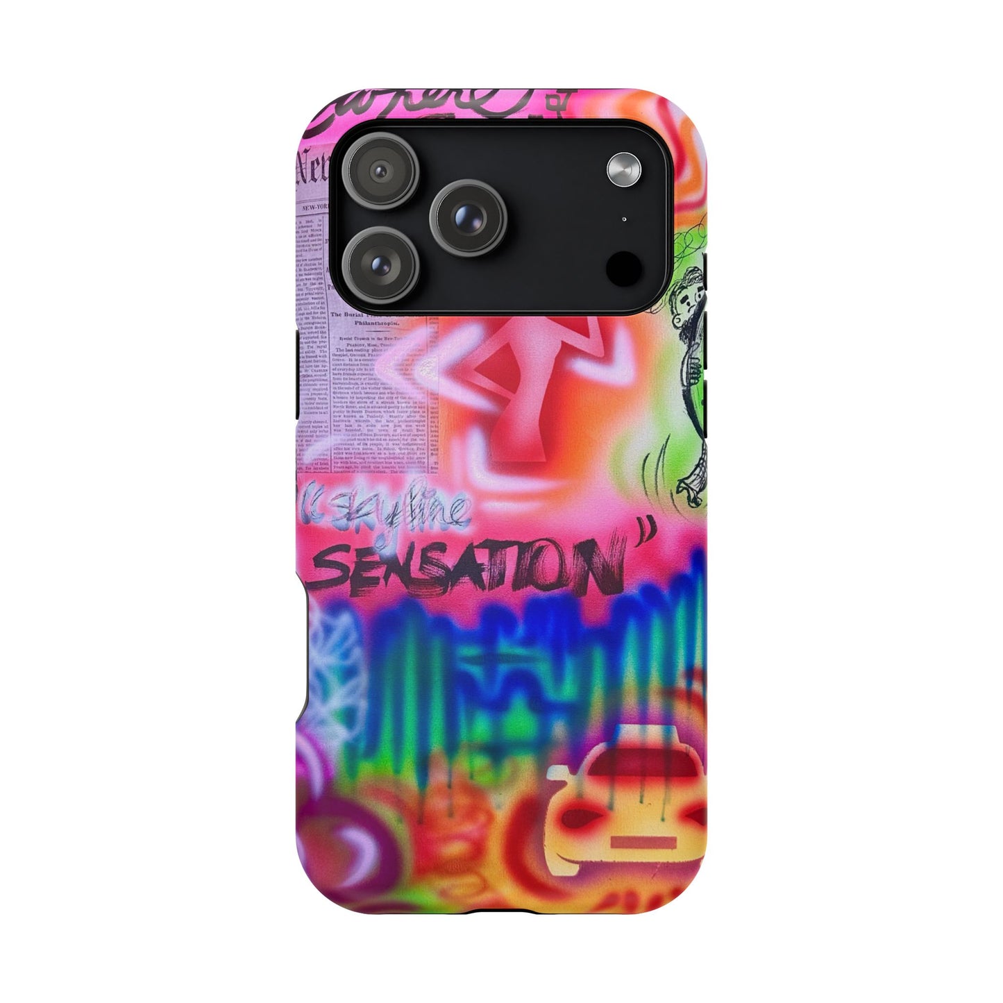 MagSafe "skyline sensation" airbrush iPhone case