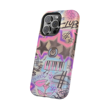MagSafe "jazz club" airbrush iPhone case