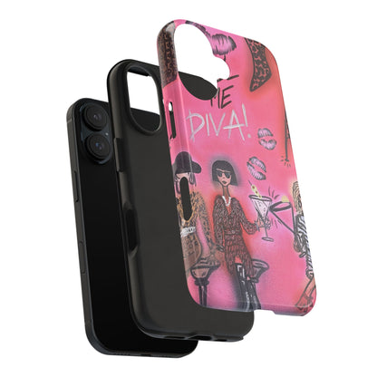 "party diva" airbrush iPhone case