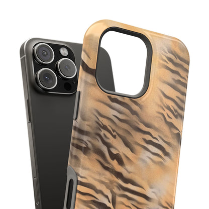 MagSafe "neutral tiger" airbrush iPhone case