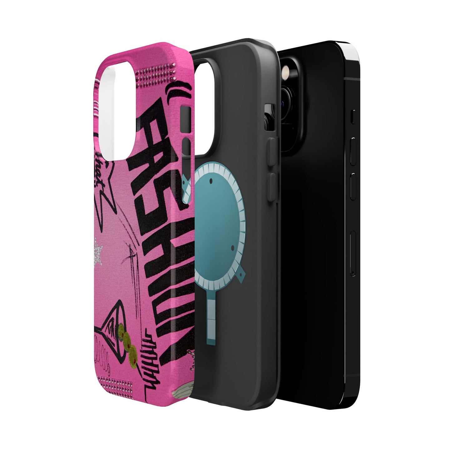 MagSafe "high fashion pt. 2" airbrush iPhone case