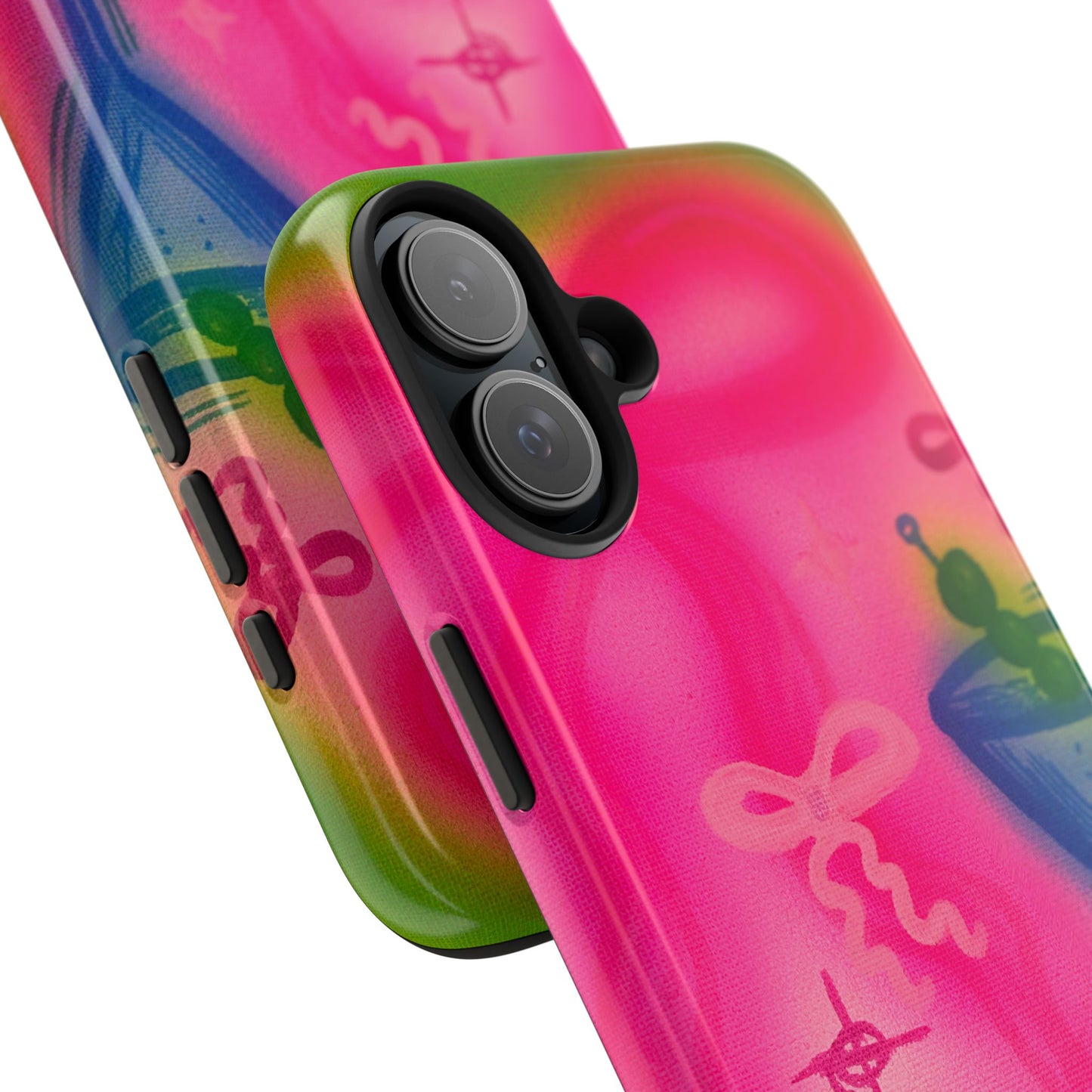 "bow martini" airbrush iPhone case