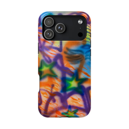 MagSafe "streetwear angel" airbrush iPhone case