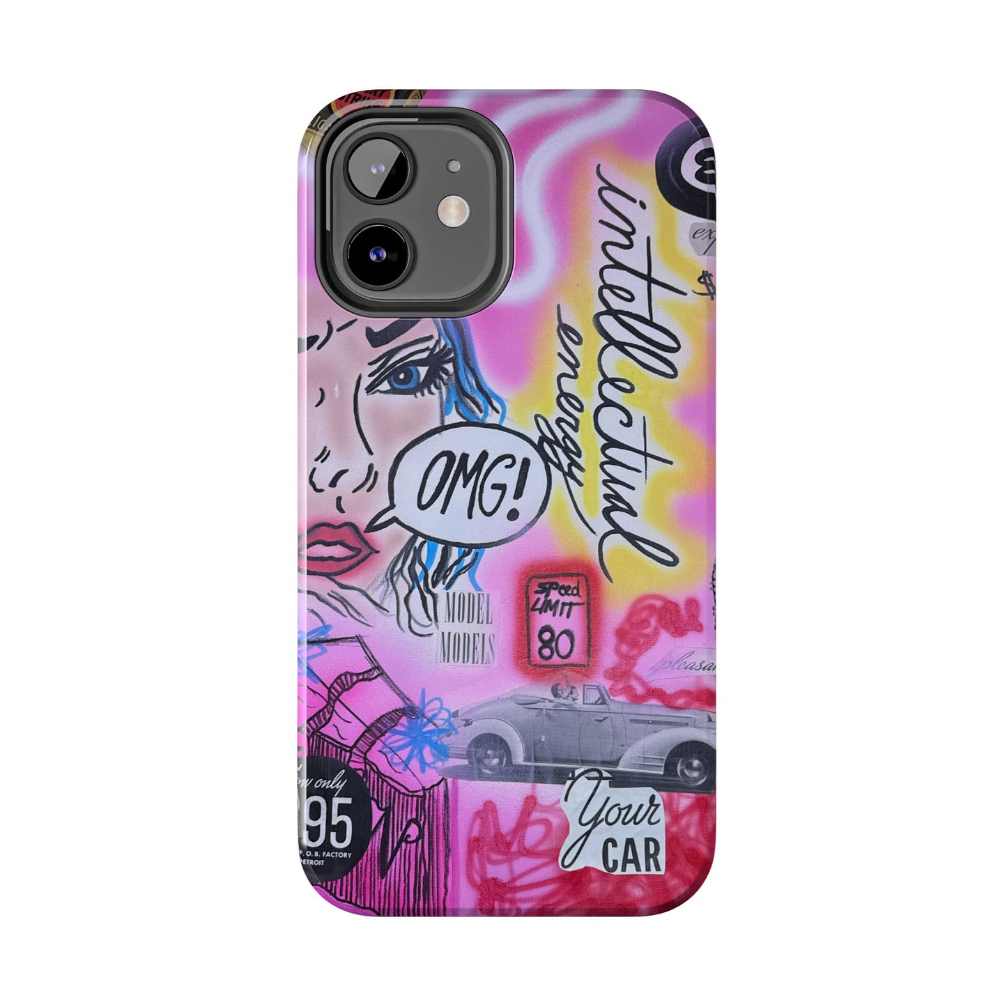 "intellectual energy" airbrush iPhone case