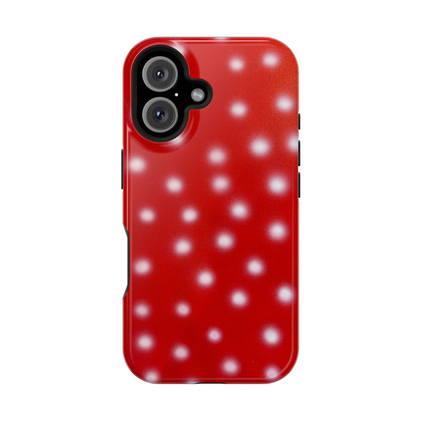 MagSafe "cherry crush polka dot" airbrush iPhone case
