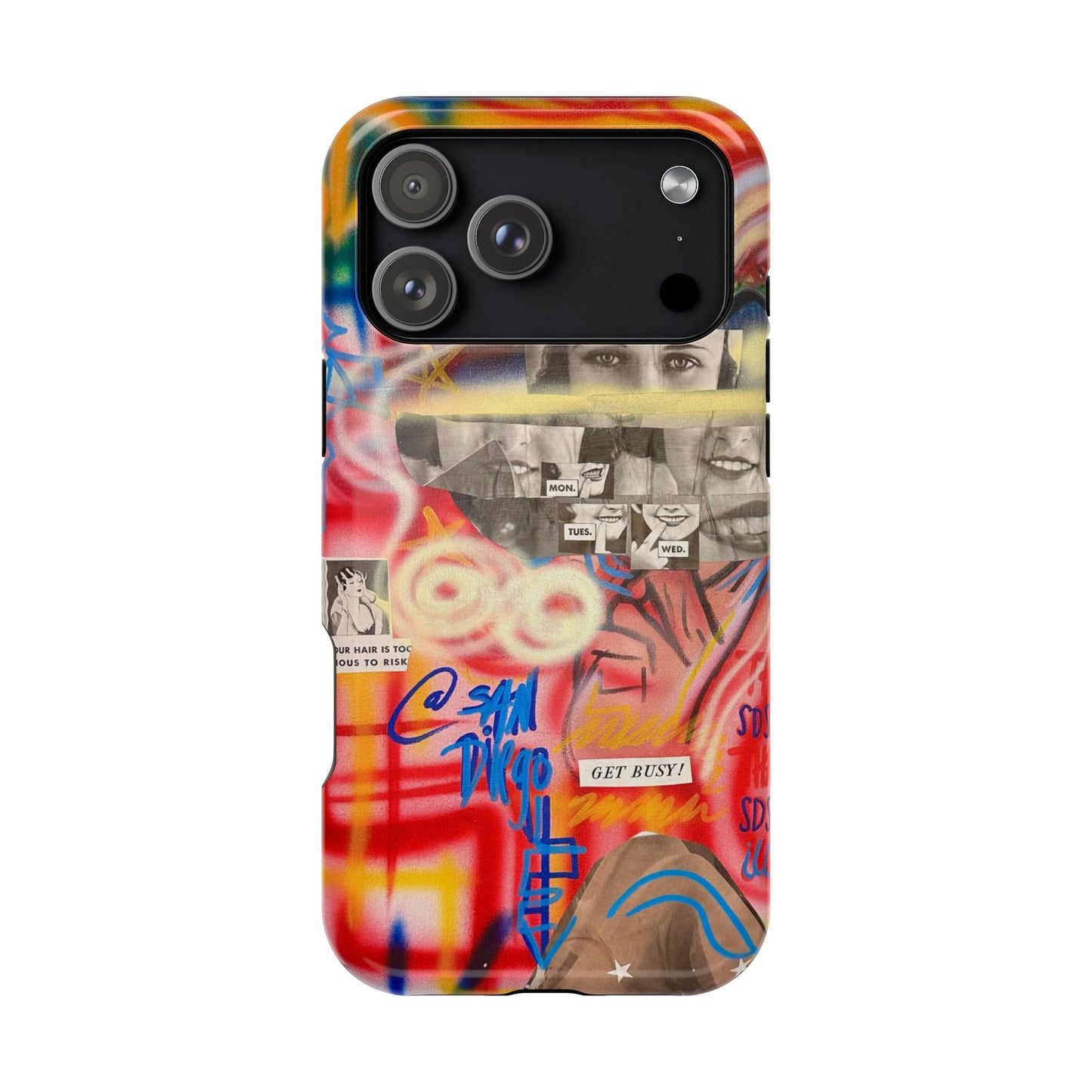 MagSafe Limited Edition "Get Busy" Airbrush iPhone Hülle