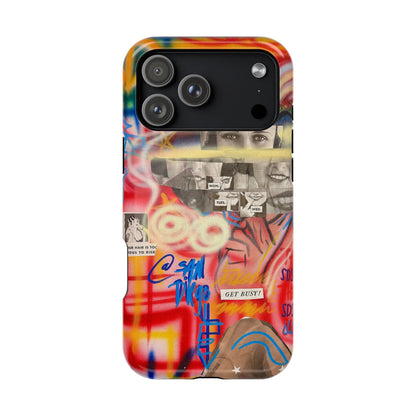 MagSafe Limited Edition "Get Busy" Airbrush iPhone Hülle