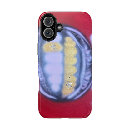"bite me bling" airbrush iPhone case