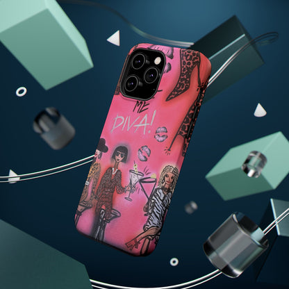 MagSafe "party diva" airbrush iPhone case