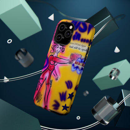 MagSafe „Spiraling Thoughts“ Airbrush iPhone Hülle