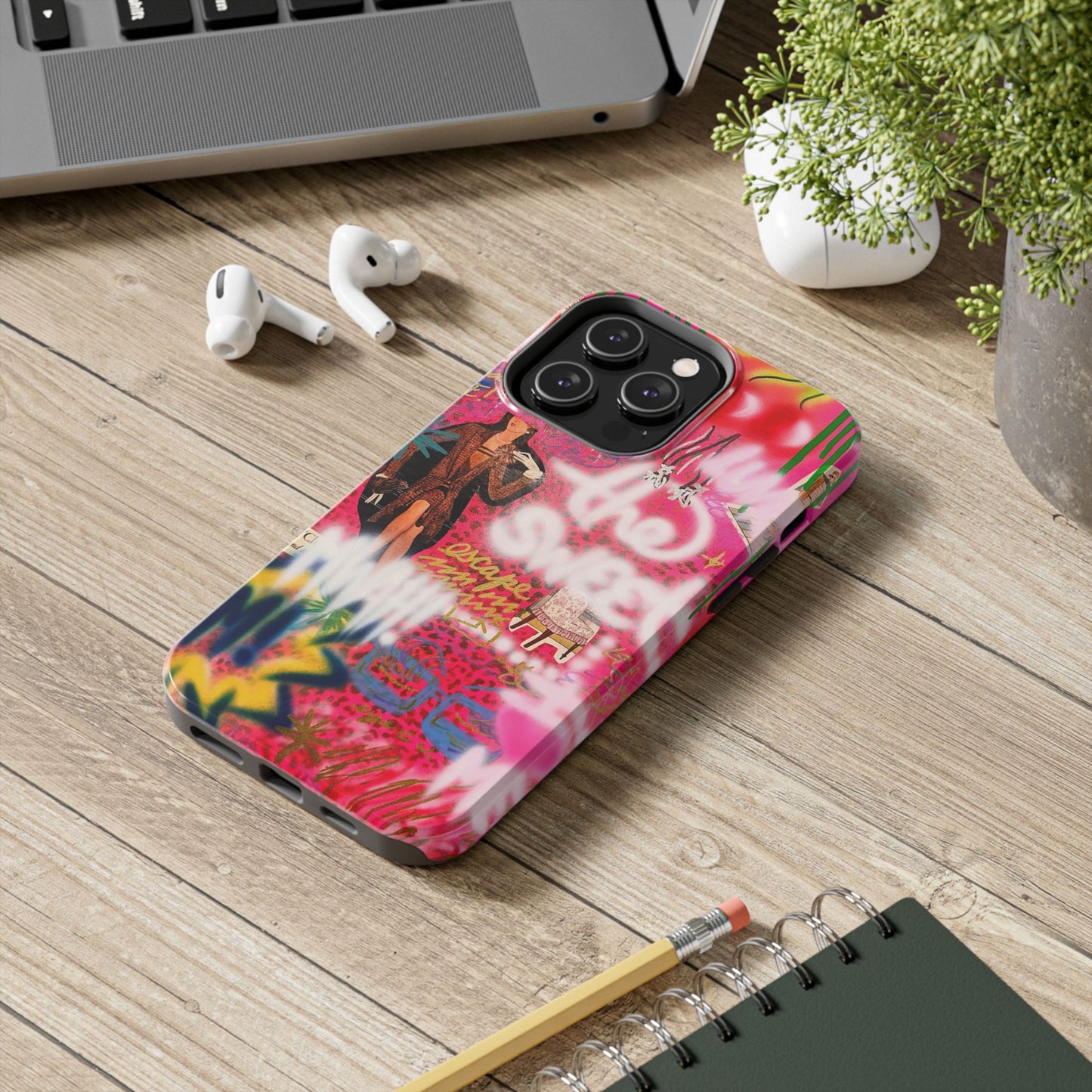 "sweet escape" airbrush iPhone case