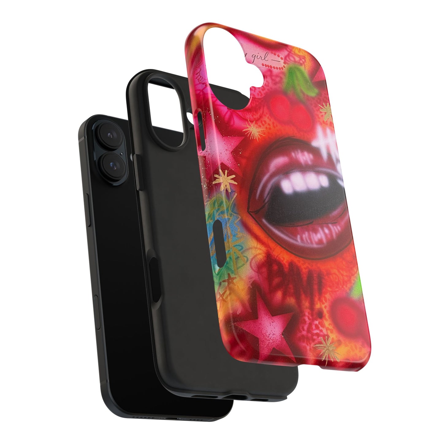 "hot stuff" airbrush iPhone case