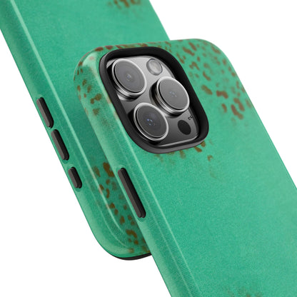 "teal cheetah" airbrush iPhone case