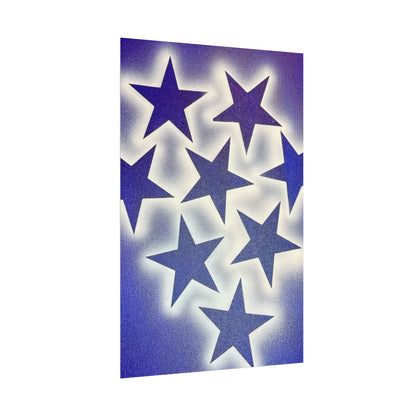"frosted galaxy" airbrush rolled print
