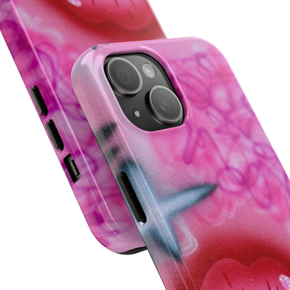 "glitter aura" airbrush iPhone case