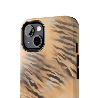 neutral tiger airbrush iPhone case