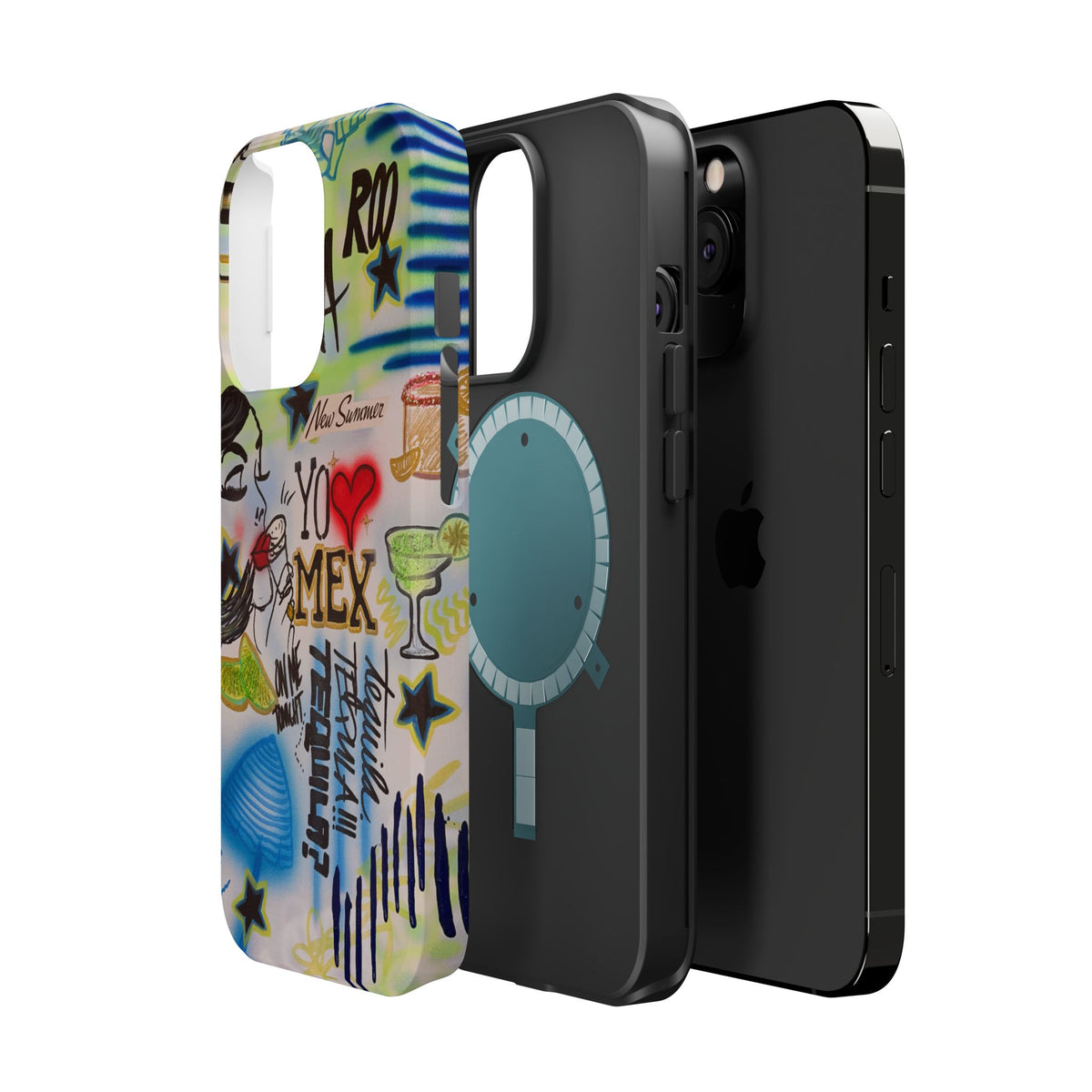 MagSafe "salted lime" airbrush iPhone case