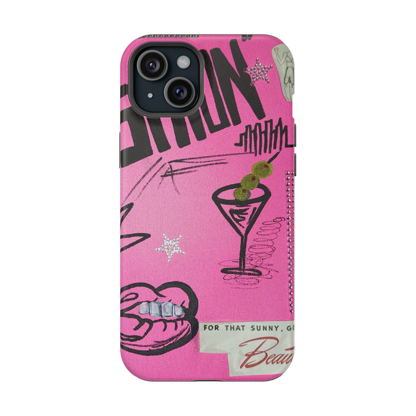 MagSafe "high fashion" airbrush iPhone case