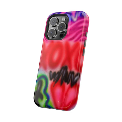 MagSafe Airbrush-iPhone-Hülle „with luv, xoxo“
