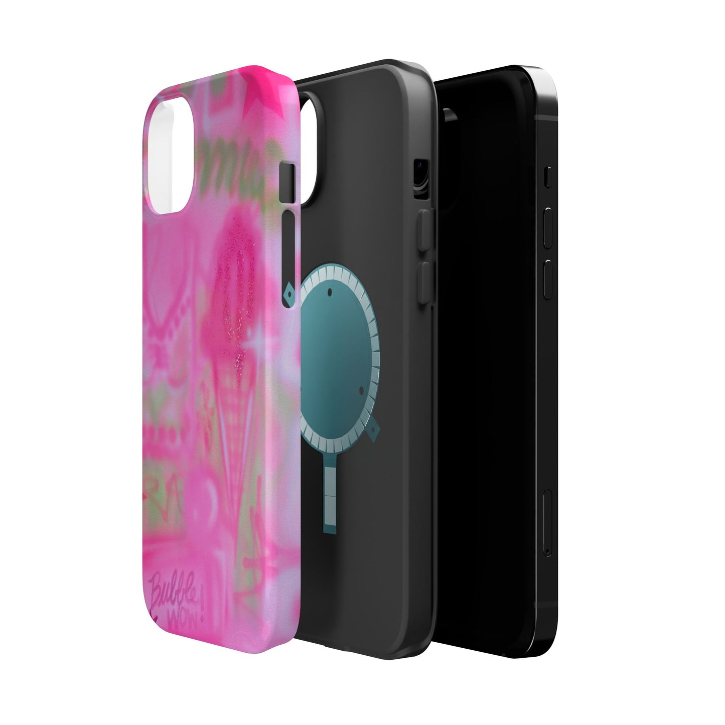 MagSafe "miami matcha" airbrush iPhone case