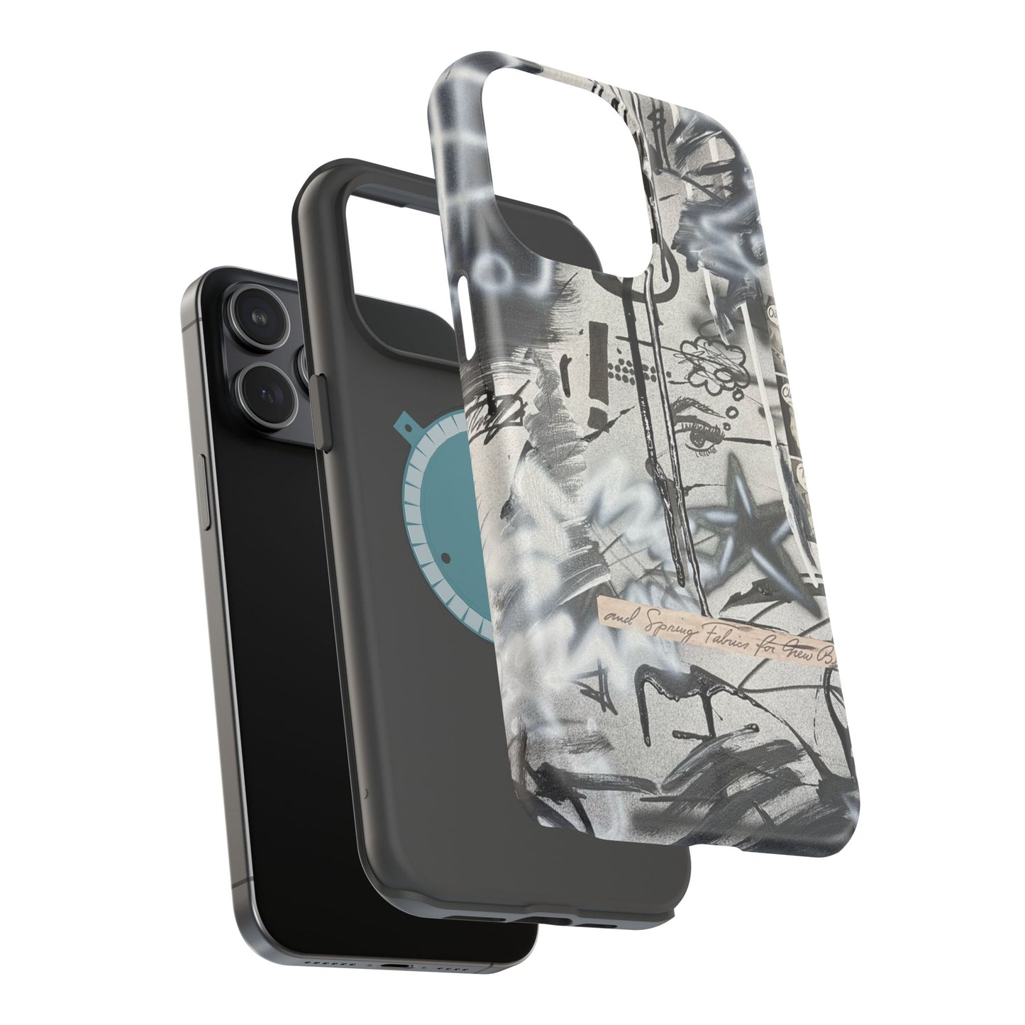 MagSafe "monochrome mood" airbrush iPhone case