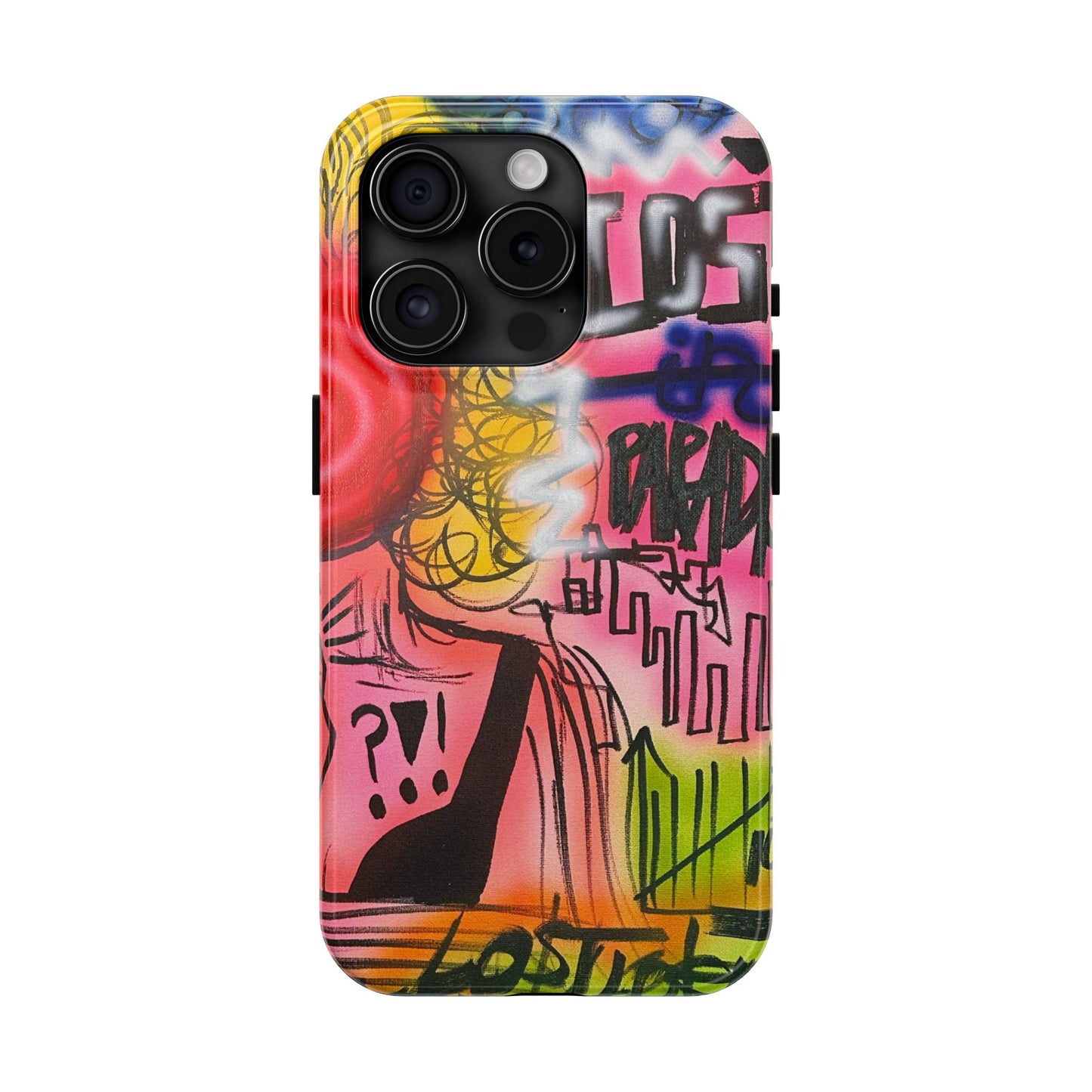 "lost in paradise" airbrush iPhone case