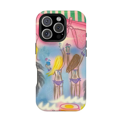 MagSafe "kinis & tinis" Airbrush iPhone Hülle