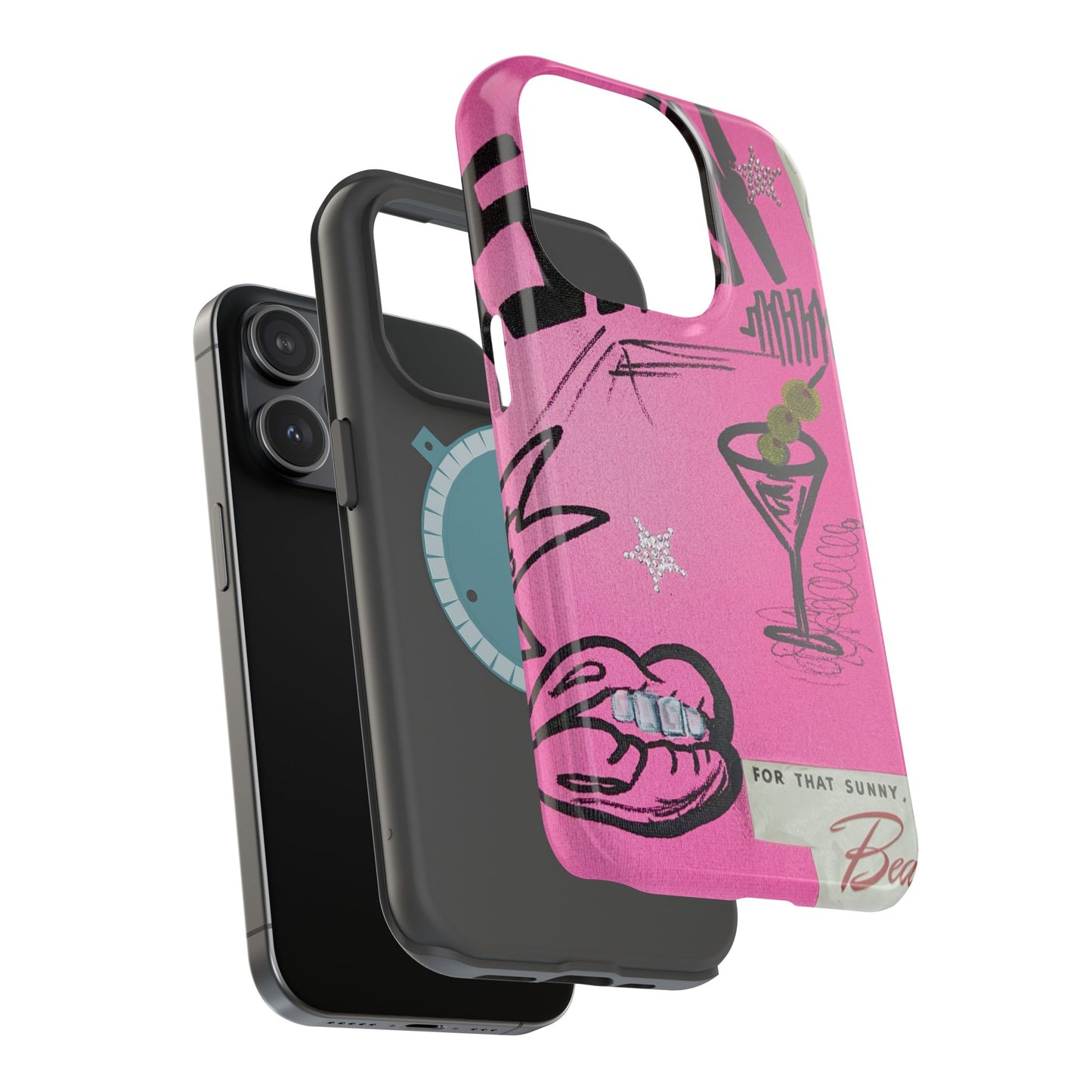 MagSafe "high fashion" airbrush iPhone case