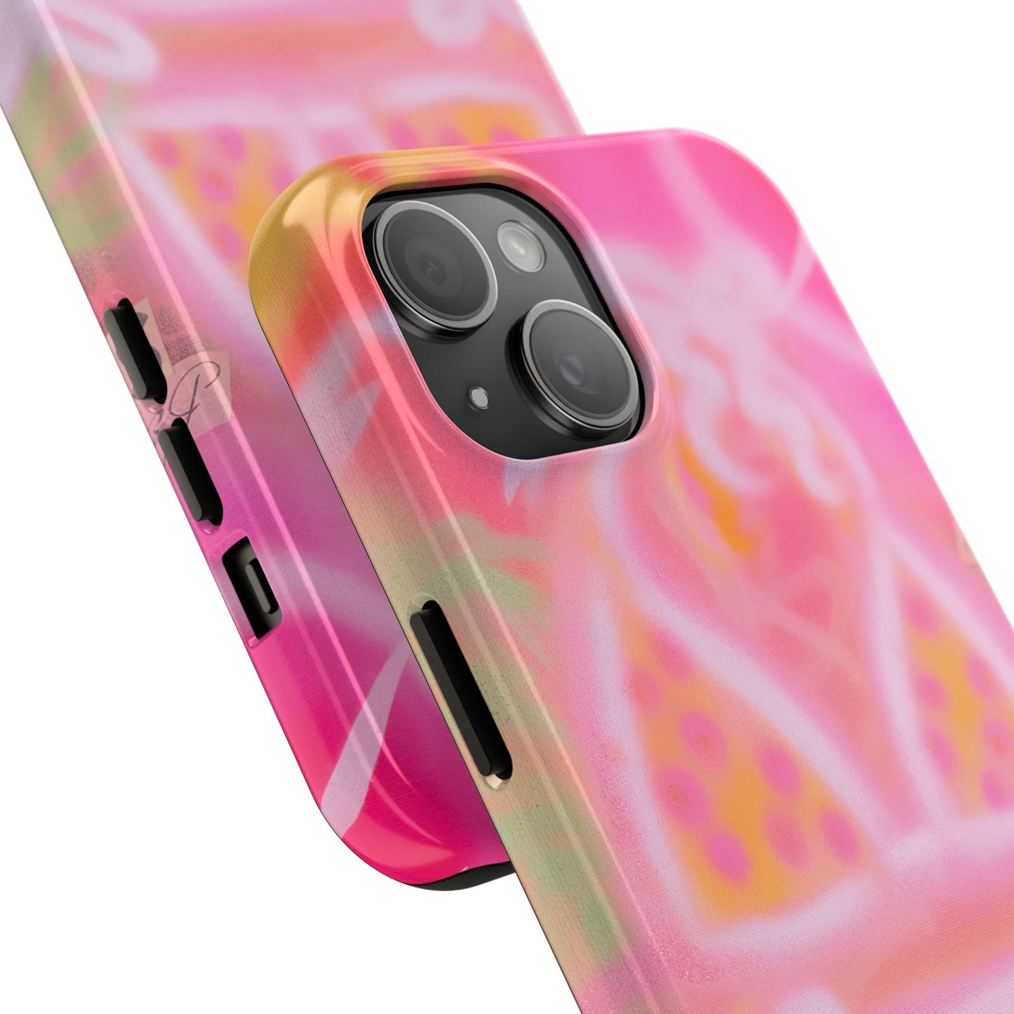 "yellow polka dot bikini" airbrush iPhone case