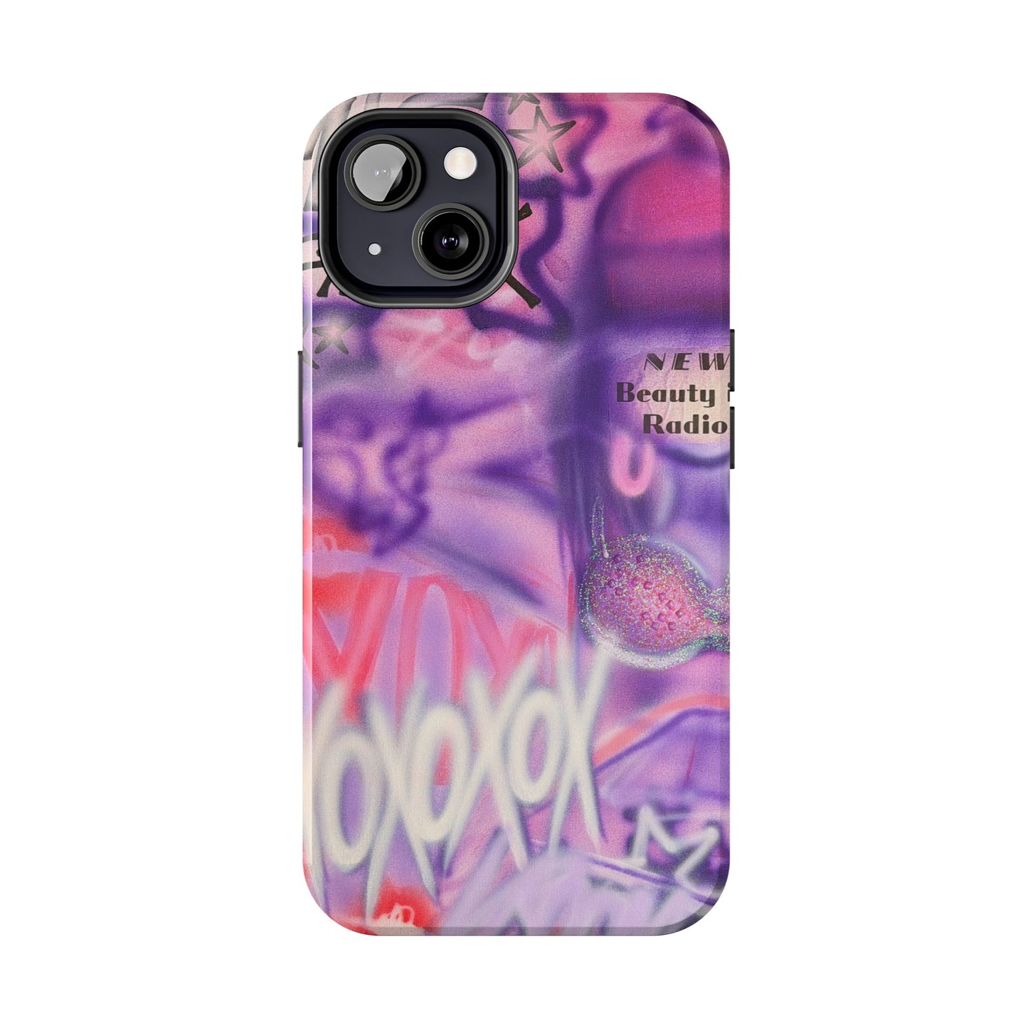 "mic check" airbrush iPhone case